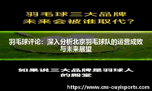 羽毛球评论：深入分析北京羽毛球队的运营成败与未来展望